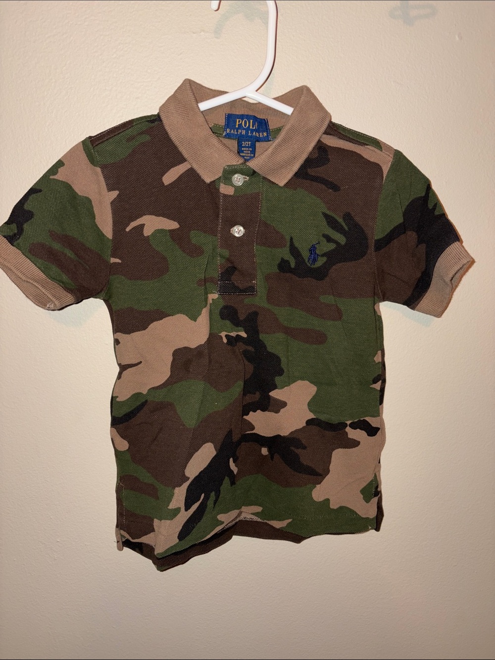 Polo by Ralph Lauren Boys' Camo Polo - Green & Brown